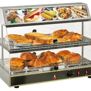 VITRINA CALIENTE SOBREMOSTRADOR (ROLLER GRILL) - WD 200