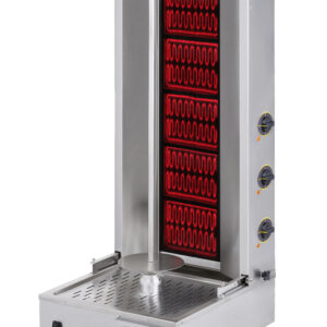 ASADOR VERTICAL VITROCERÁMICO PARA KEBABS (ROLLER GRILL) - GR 100 VC